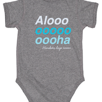 ALOOOHA bodysuit, blues