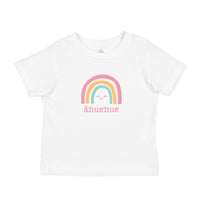 ĀNUENUE tee, in white and navy