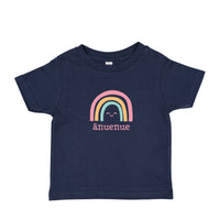 ĀNUENUE tee, in white and navy