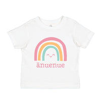 ĀNUENUE tee, in white and navy