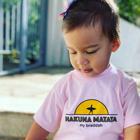 HAKUNA MATATA MY BRADDAH SURFER, tee and bodysuit