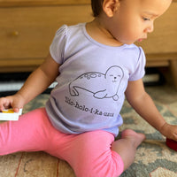 ‘ĪLIO-HOLO-I-KA-UAUA (Hawaiian monk seal) ruffle sleeve tee