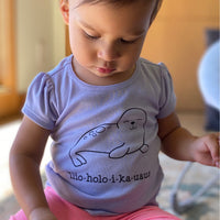 ‘ĪLIO-HOLO-I-KA-UAUA (Hawaiian monk seal) ruffle sleeve tee