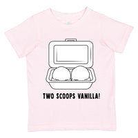 TWO SCOOPS VANILLA tee