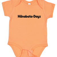 HANABATA DAYZ ICE CREAM CLASSIC PARODY bodysuit, in orange, turquoise and green