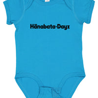 HANABATA DAYZ ICE CREAM CLASSIC PARODY bodysuit, in orange, turquoise and green