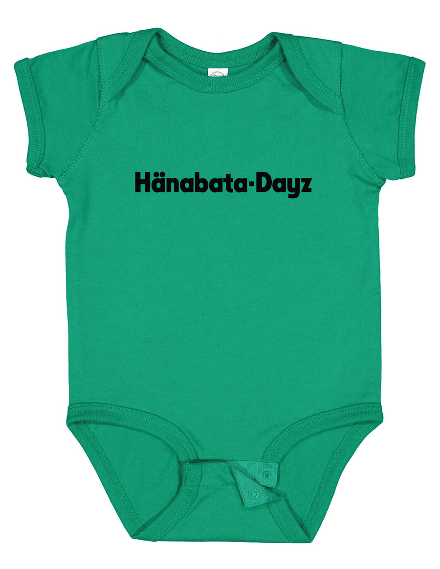 HANABATA DAYZ ICE CREAM CLASSIC PARODY bodysuit, in orange, turquoise and green