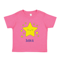 HŌKŪ tee, in hot pink and pink