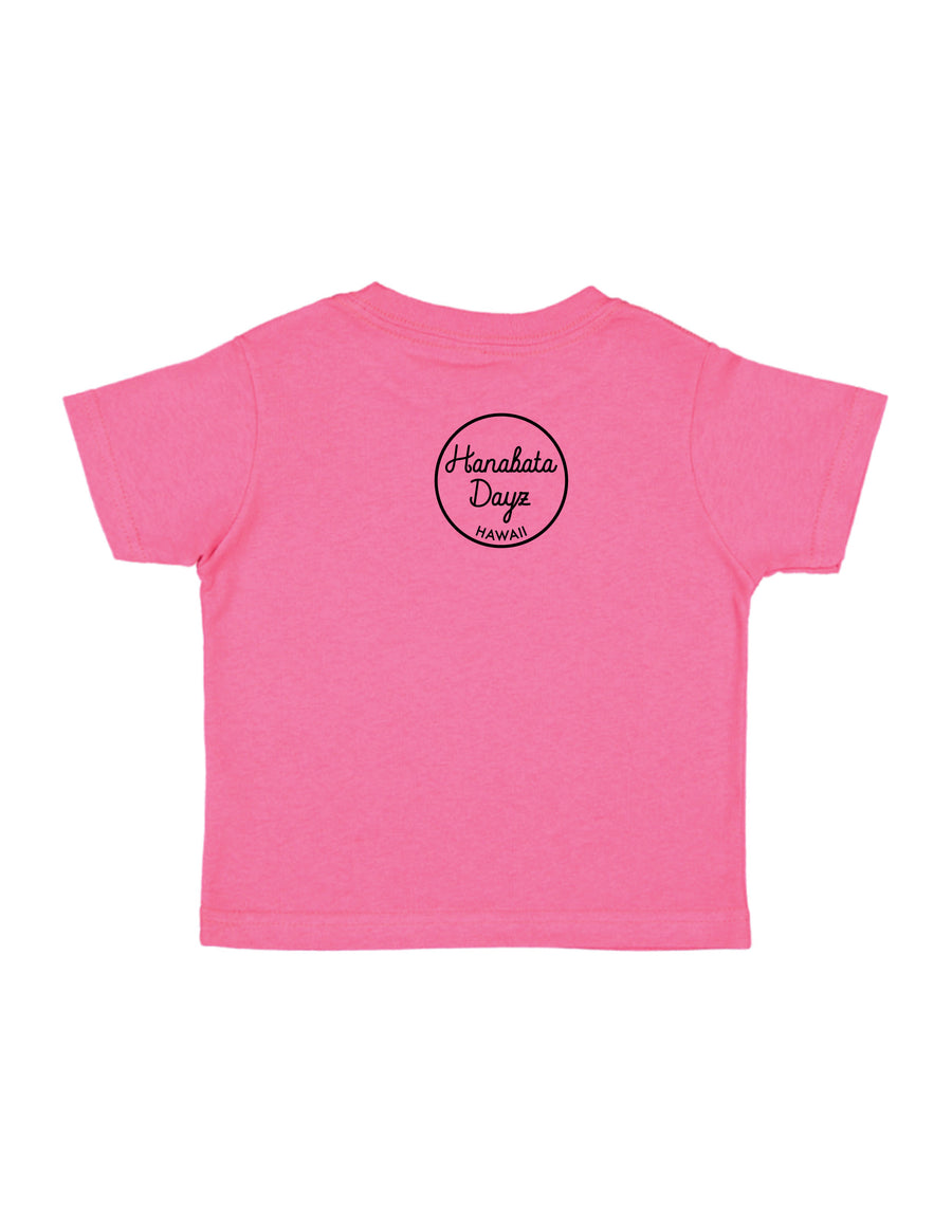 PULELEHUA tee, in hot pink and pink